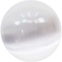 Selenite Gemstone Large Crystal Ball
