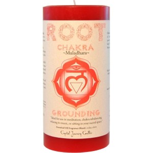 Root Chakra Red Pillar Candle