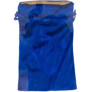 Blue Velvet Lined Pouch