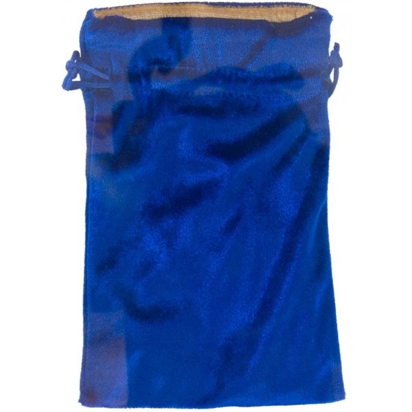 Blue Velvet Lined Pouch