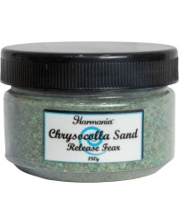 Chrysocolla Gemstone Sand to Release Fear