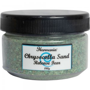 Chrysocolla Gemstone Sand to Release Fear