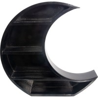 Crescent Moon Wood Altar Shelf