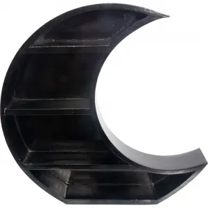 Crescent Moon Wood Altar Shelf