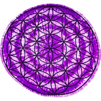 Flower of Life Round Table Cover