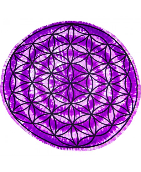 Flower of Life Round Table Cover