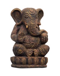 Ganesha Statue in Volcanic Stone