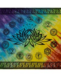 Lotus Chakra Tie Dye Altar Cloth