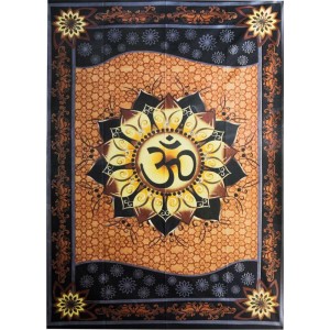 Om Lotus Tapestry