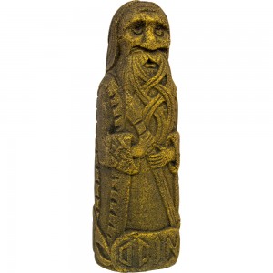 Odin Norse God Hand Carved Stone Statue