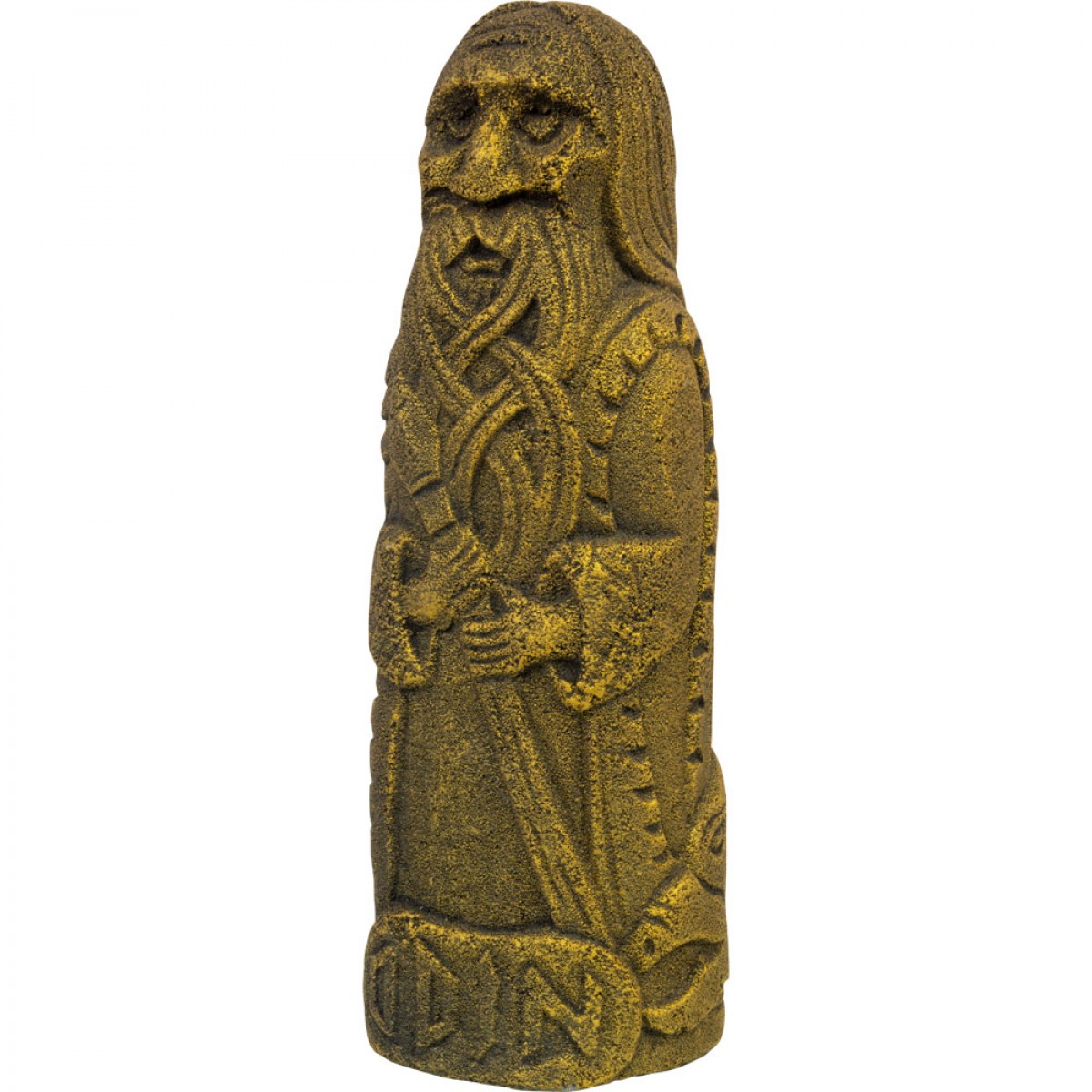 Hand-carved Loki Amulet. Viking Runic Jewelry. Scandinavian 