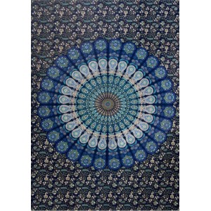 Peacock Mandala Tapestry