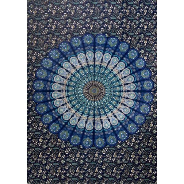 Peacock Mandala Tapestry