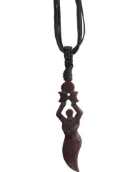 Wood Goddess Large Pendant