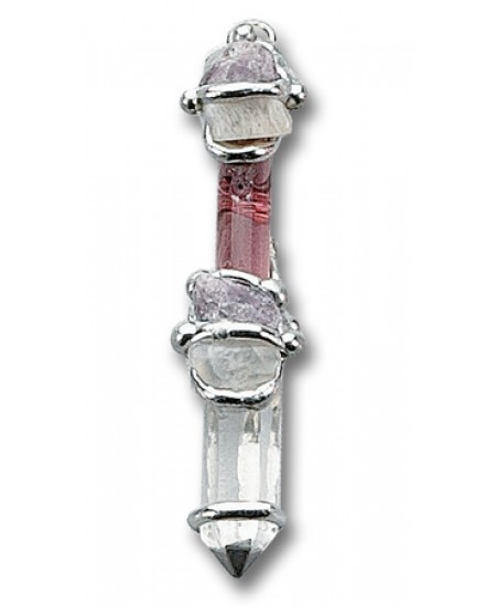 Pisces Zodiac Mini Wand Pendant