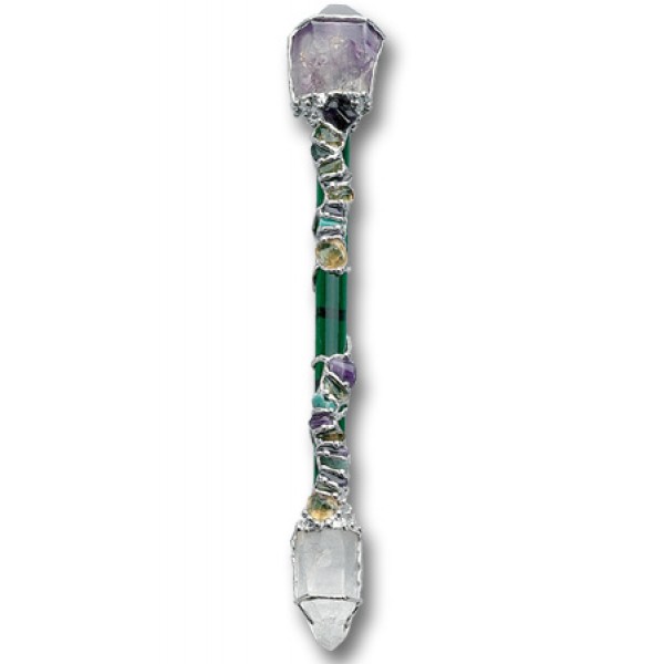 Prosperity Large Crystal Wand for Financial Abundance