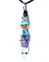 Aquarius Zodiac Mini Wand Pendant