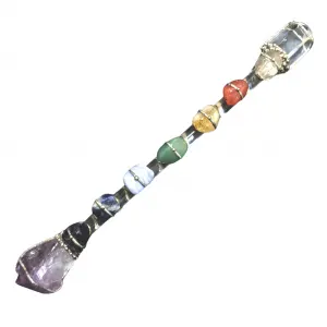 Chakra Balancing Large Crystal Wand for Energy Work