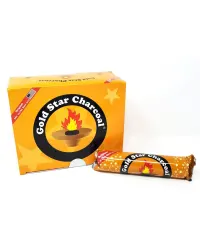 Gold Star Charcoal Discs - Small 33 MM - Box of 100