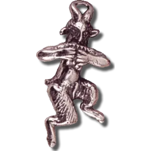 Pan the Piper Greek God Sterling Silver Pendant