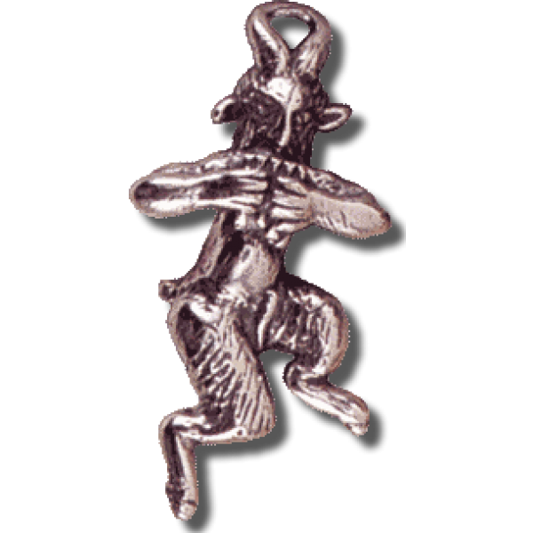 Pan the Piper Greek God Sterling Silver Pendant