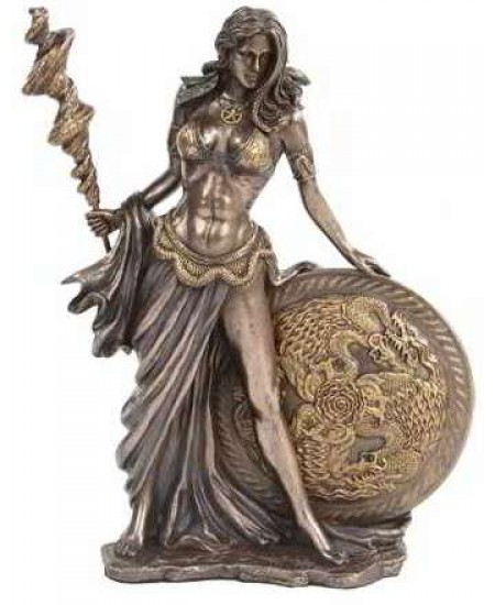 Frigga Norse Goddess Bronze Statue