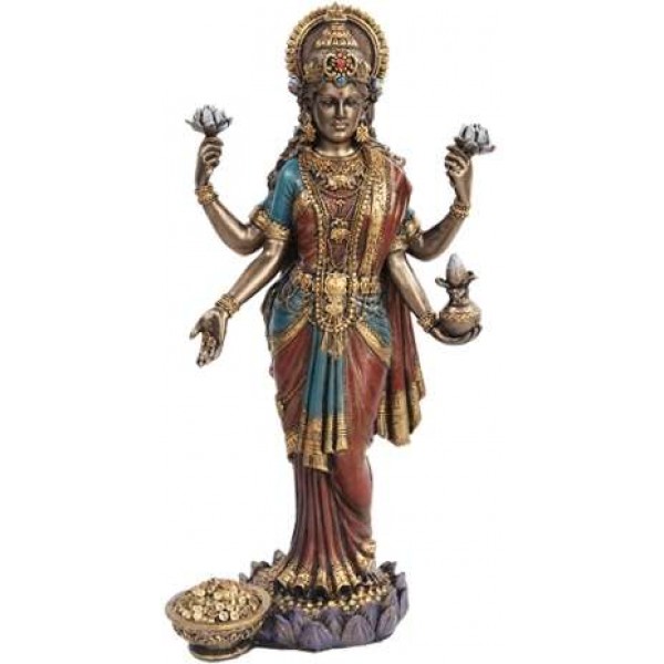 Lakshmi, HIndu Goddess of Wealth Statue