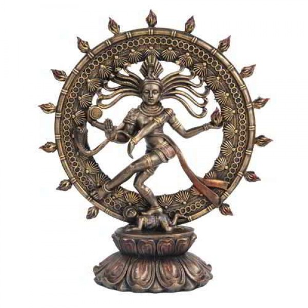 Shiva Nataraja Lord of Dancers Hindu Bronze 9 Inch Statue