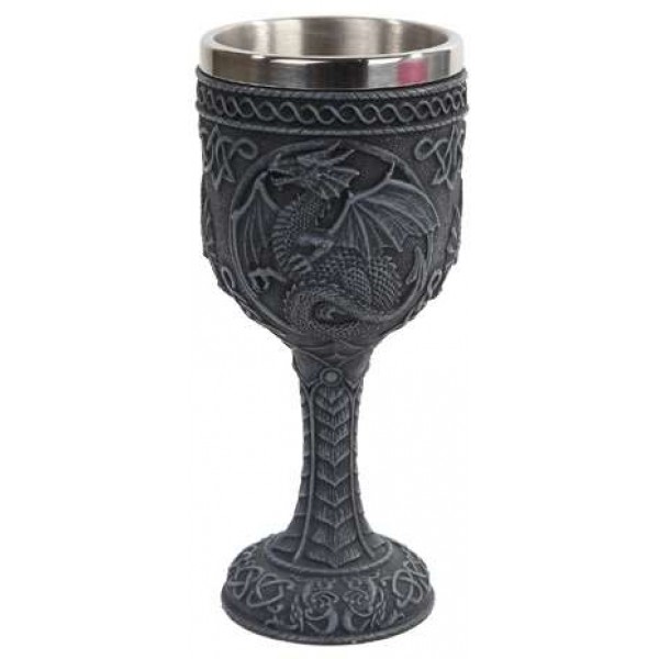 Rampant Dragon Wine Goblet