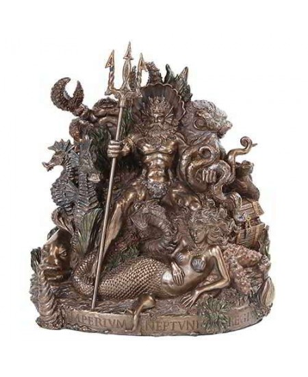 King Neptune Grotto Statue by Derek W Frost