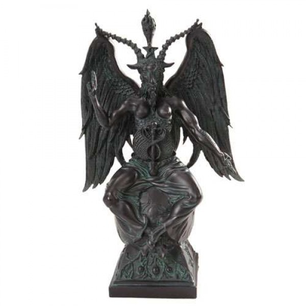 Baphomet Large Black Resin Statue