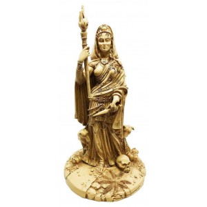 Hecate Greek Goddess of the Crossroads Bone Resin Statue