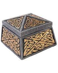 Celtic Knot Lidded Trinket Box