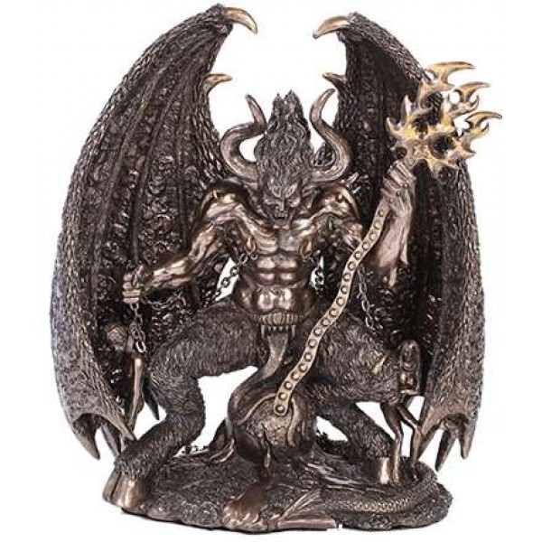 Lucifer Bronze Resin 9 3/4 Inch Statue