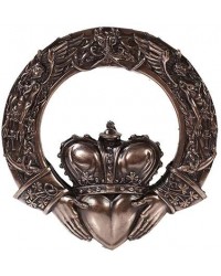 Irish Claddagh Crowned Heart Wall Plaque