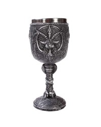 Baphomet Horned God Goat Skull Ritual Goblet