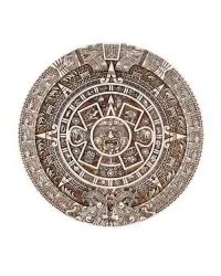 Aztec Solar Calendar Wall Relief Plaque