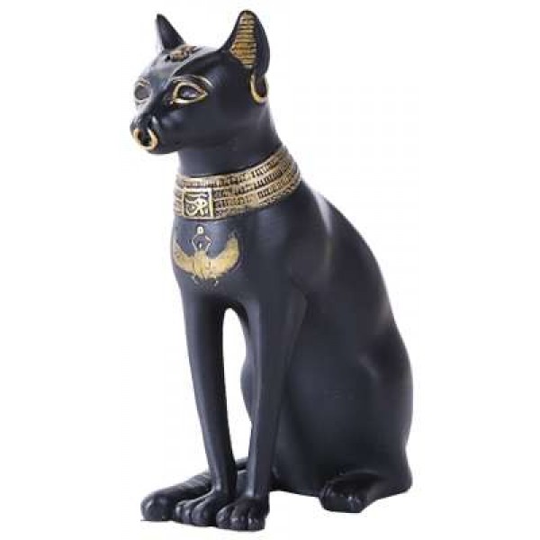 Bastet Small Egyptian Cat Statue