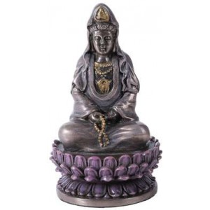 Kuan Yin Small Bronze Resin