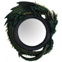 Green Dragon Wall Mirror