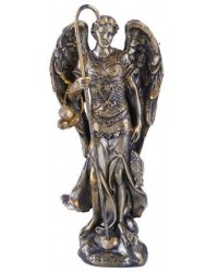 Archangel Raphael Small Bronze Christian Statue