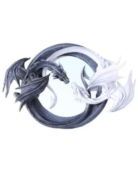 Ying Yang Dragon Wall Mirror