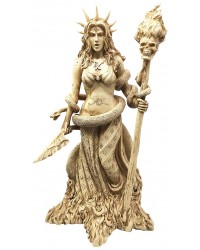 Hecate Greek Goddess of the Underworld Resin Statue