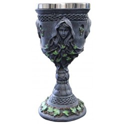 Mother, Maiden, Crone Triple Goddess Goblet
