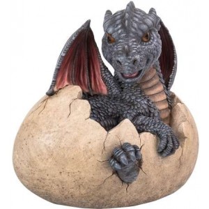 Garden Dragon Egg Statue