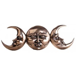 Triple Moon Goddess Plaque