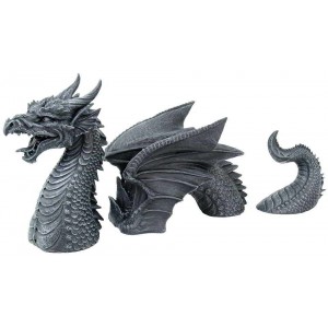 Dragon of a Fallen Castle Moat Statue