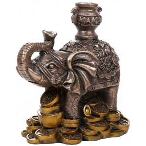 Lucky Elephant Feng Shui Statue