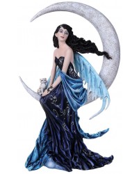 Indigo Moon Fairy Statue