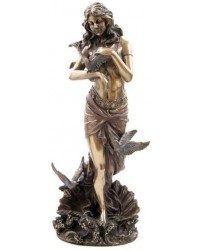 Aphrodite with Doves Greek Goddess of Love Statue